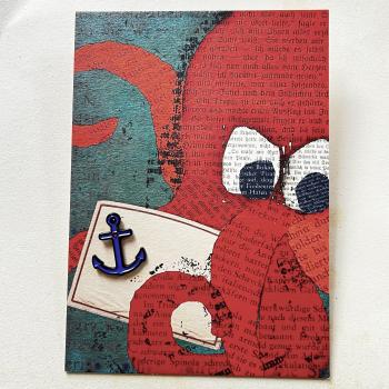 Anchor – Enamel Pin on Large Card