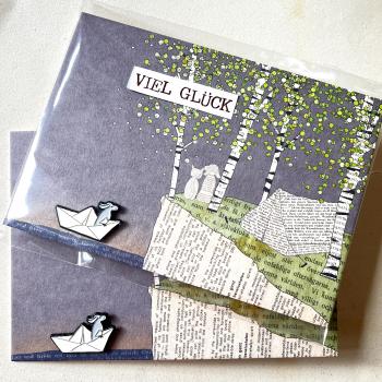 Boat – Enamel Pin on Large Card