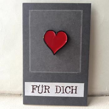 Preview: Emaille Pin - Herz