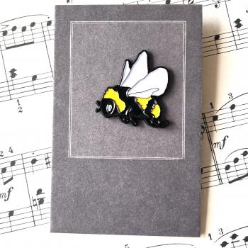 Preview: Emaille Pin - Hummel