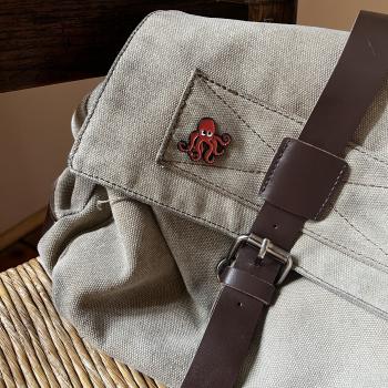 Emaille Pin - Krake
