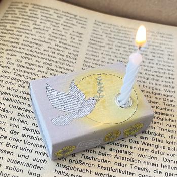 light on a box - Dove