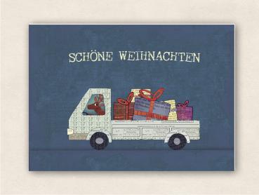 fette Karte - Weihnachtstransport