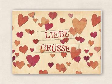 fette Karte - Liebe Grüße
