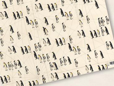 Geschenkpapier : Pinguine