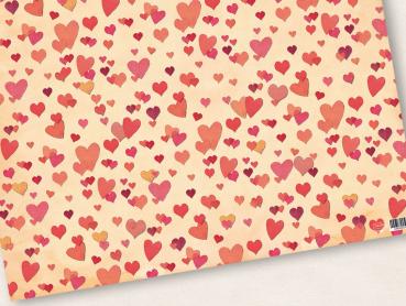 Geschenkpapier : Zuckerherzen