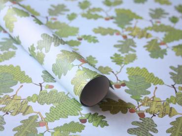 Geschenkpapier : Eichenlaub