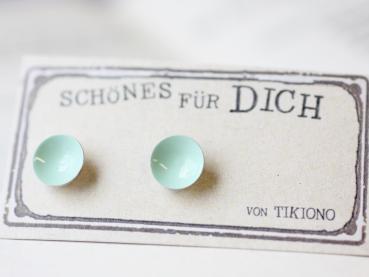 Lack Ohrstecker in uni mint