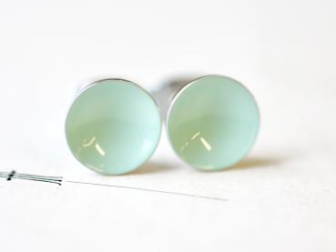 Lack Ohrstecker in uni mint