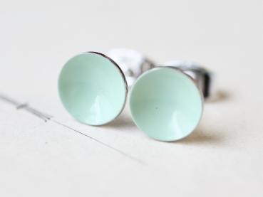 Lack Ohrstecker in uni mint