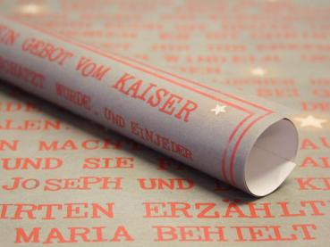 Geschenkpapier : Weihnachtsgeschichte