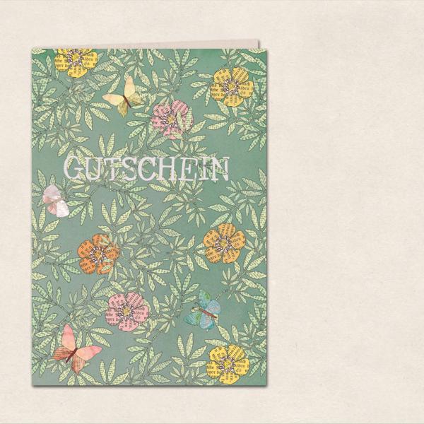 Gutschein - Doppelkarte mit passendem Briefumschlag