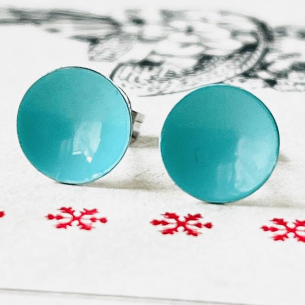 little Stud Earrings - turquoise