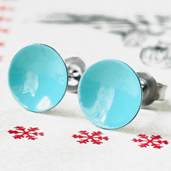 little Stud Earrings - turquoise