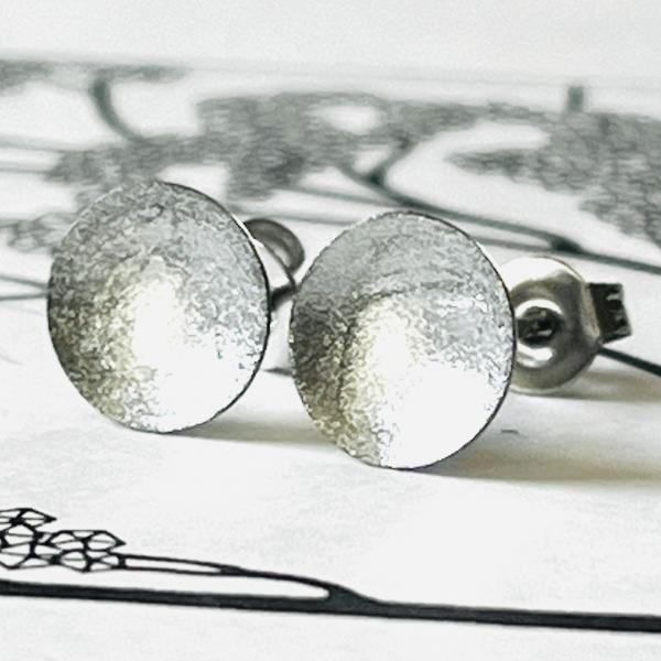 Ohrstecker metallic Silber