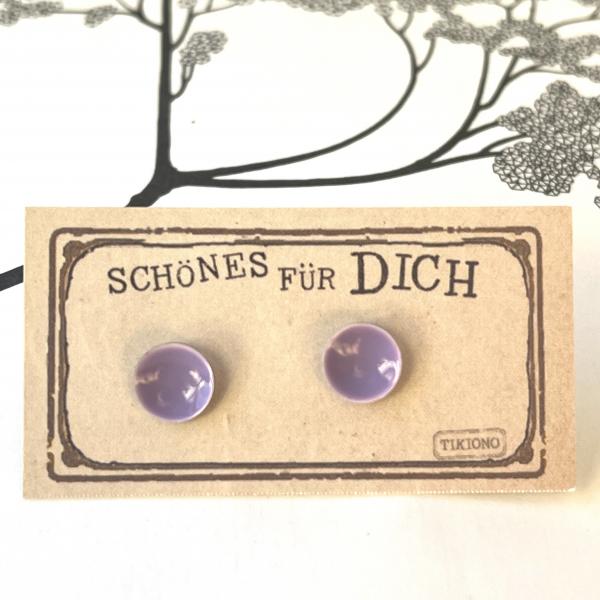 little Stud Earrings -lilac