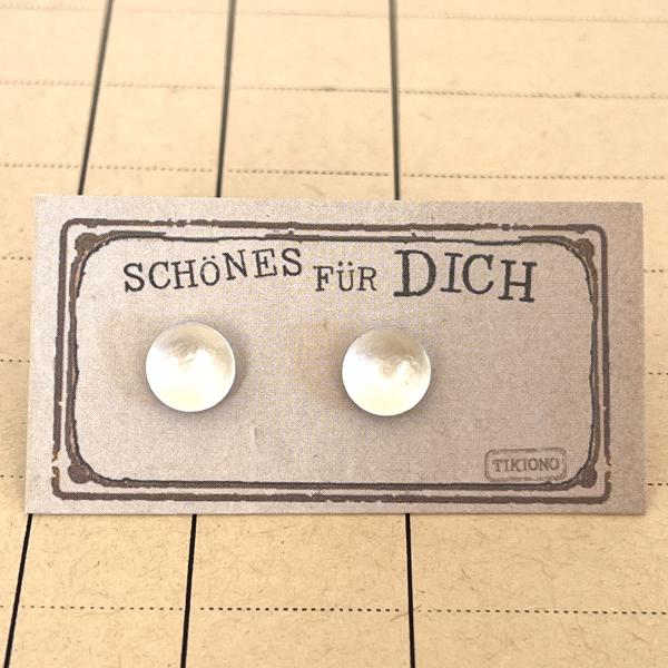 Ohrstecker metallic Perlmutt