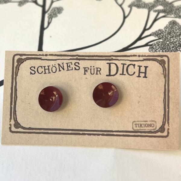 little Stud Earrings -chestnut