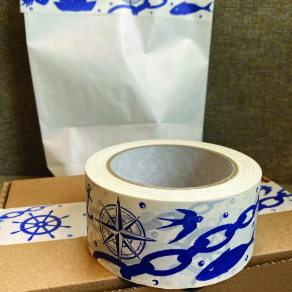 Packband - Papierklebeband - maritim