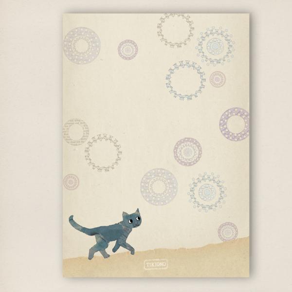 stationery - Writing pad - cat