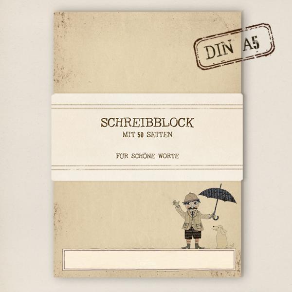 A5 Schreibblock - Mr. Hobbs