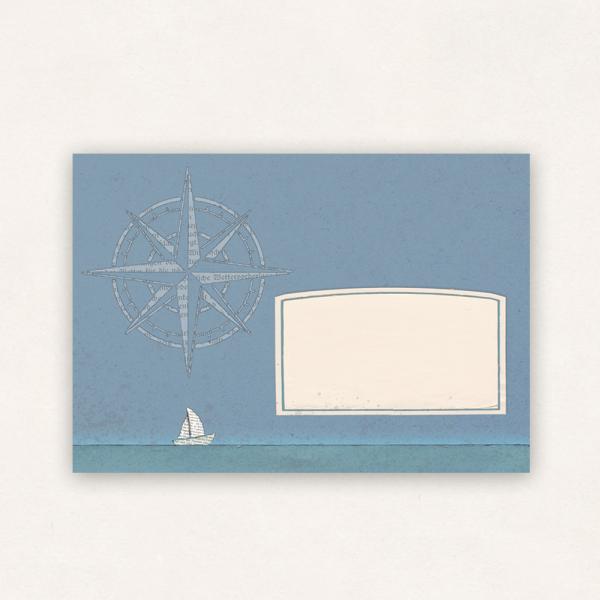 10 x Briefumschläge : Ozean