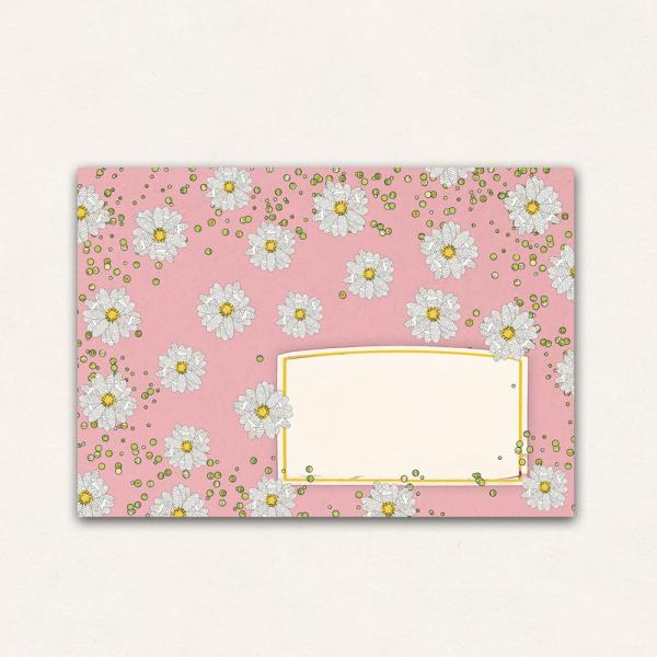 10 x Briefumschläge : Gänseblümchen