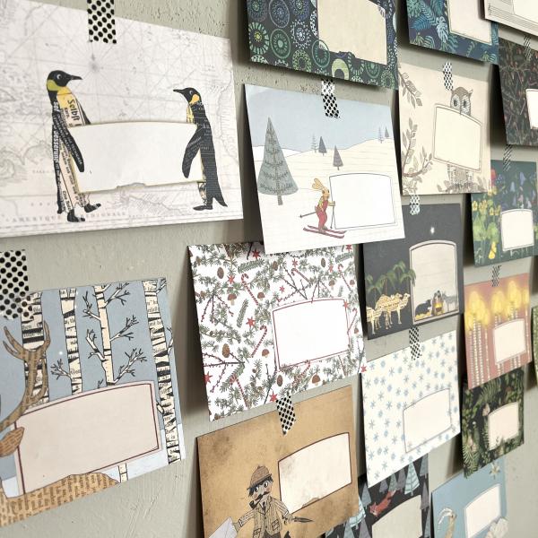 24 Briefumschläge C6 – bunte Umschläge für DIY Adventskalender