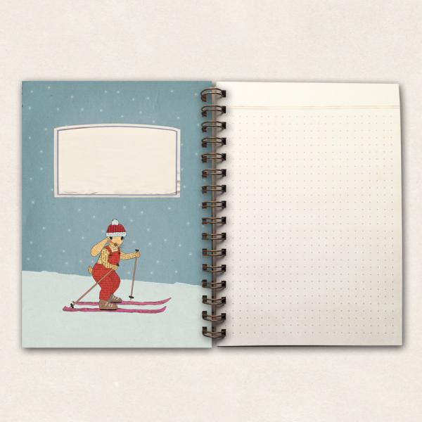 fat notebook - sled dog