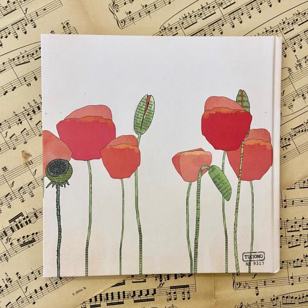 Gästebuch mit Mohn - blanko