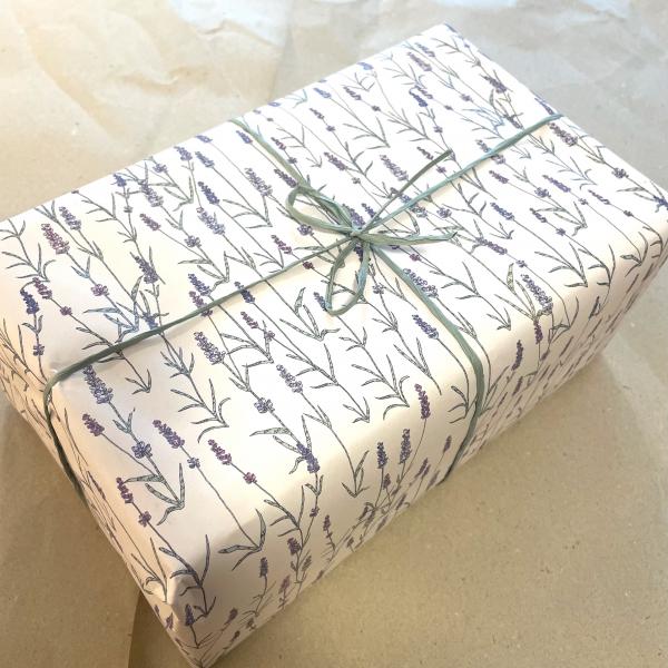 Geschenkpapier : Lavendel