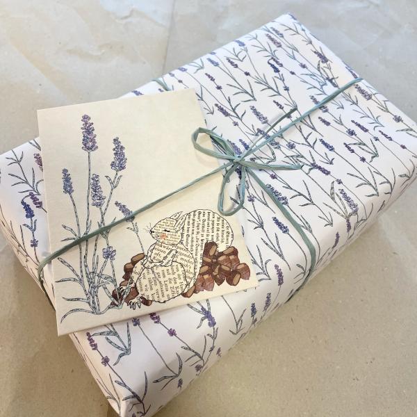 Geschenkpapier : Lavendel