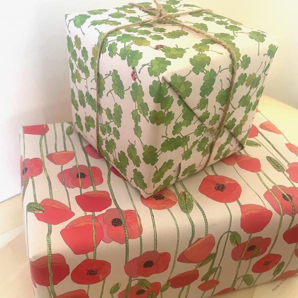Geschenkpapier : Klee