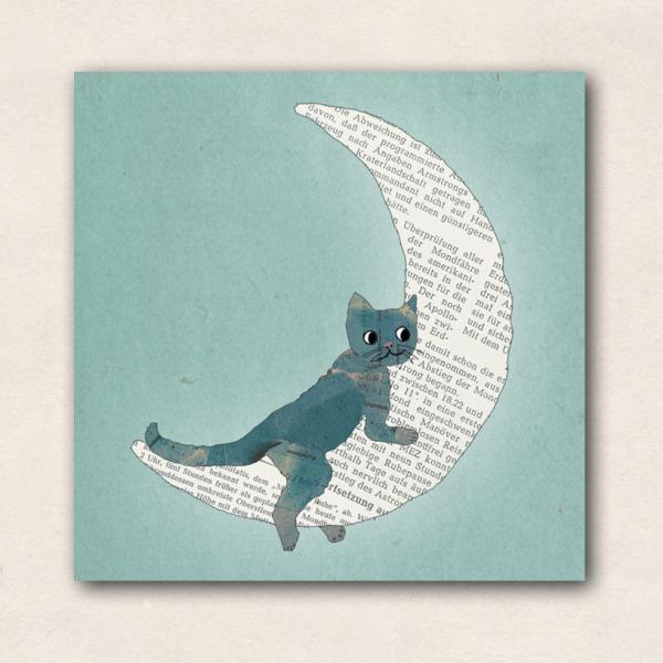 Magnet Mond-Katze