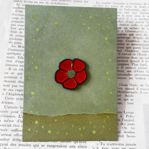 Emaille Pin - Blume
