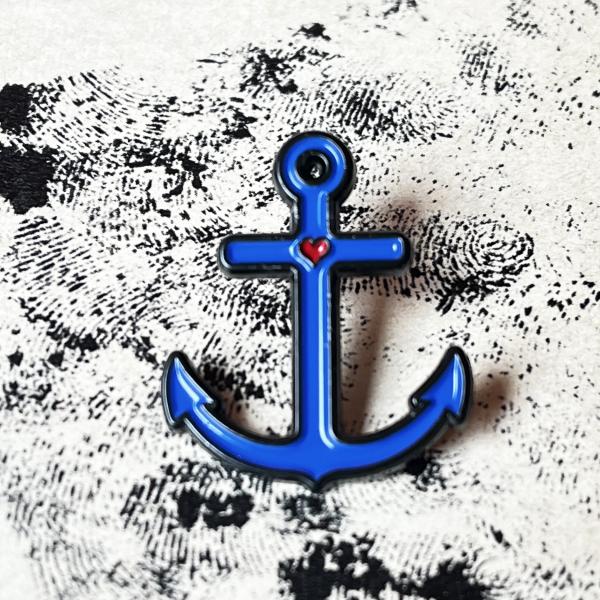 Emaille Pin - Anker