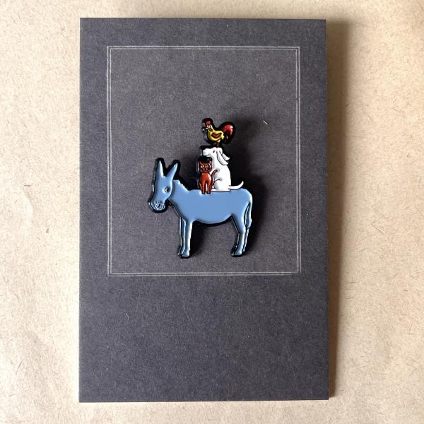 Emaille Pin - Stadtmusikanten