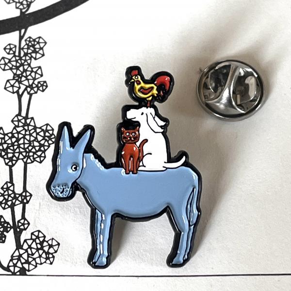 Emaille Pin - Stadtmusikanten