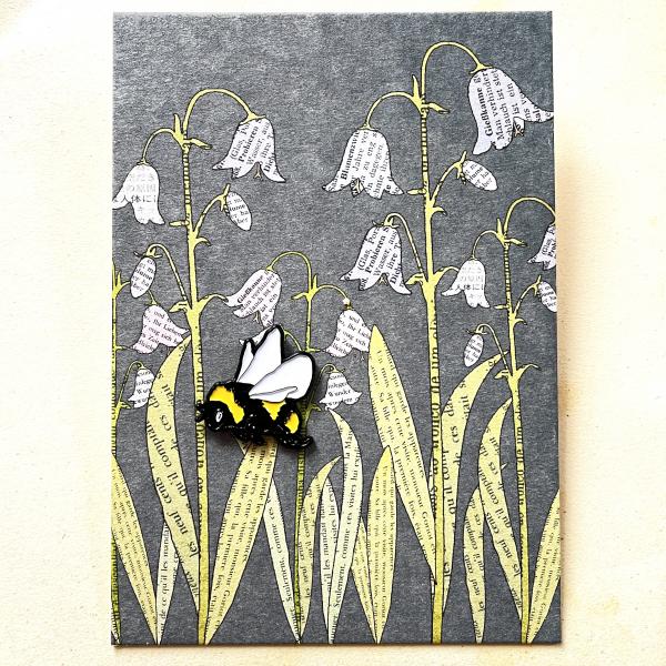 Bumblebee – Enamel Pin on Large Card